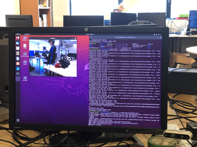 code and a debug page on a screen