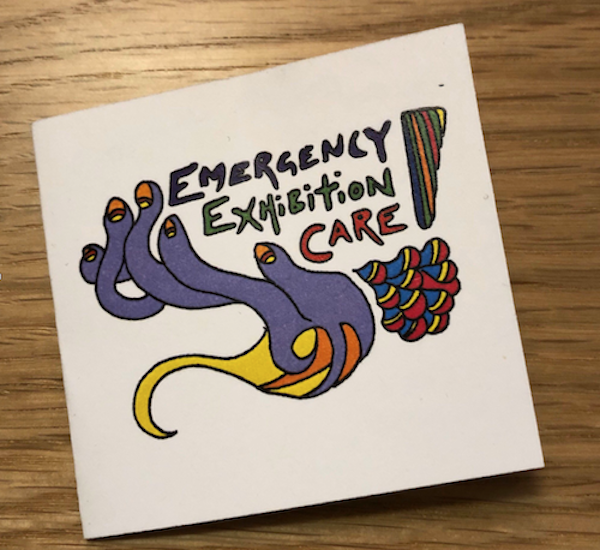 Emergency Exhibition Care booklet cover