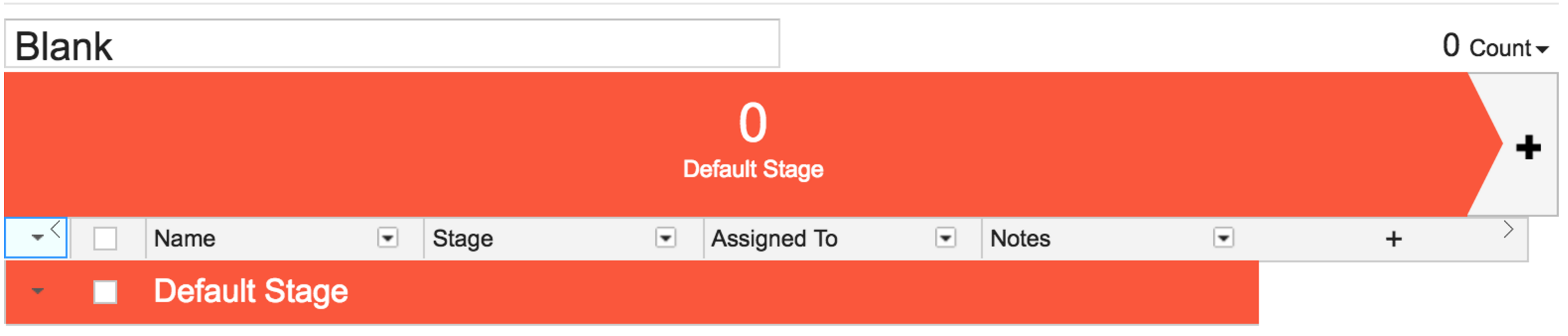 Empty Streak example